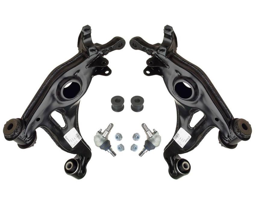 Mercedes Suspension Control Arm Kit - Front Lower (6 Pieces) 2113300335 - Lemfoerder 3086498KIT